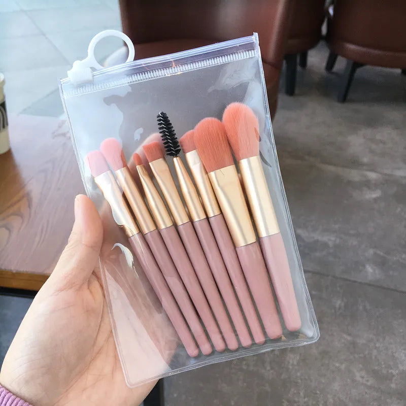 Makeup Brush Complete Set of Small 8 Beauty Tools