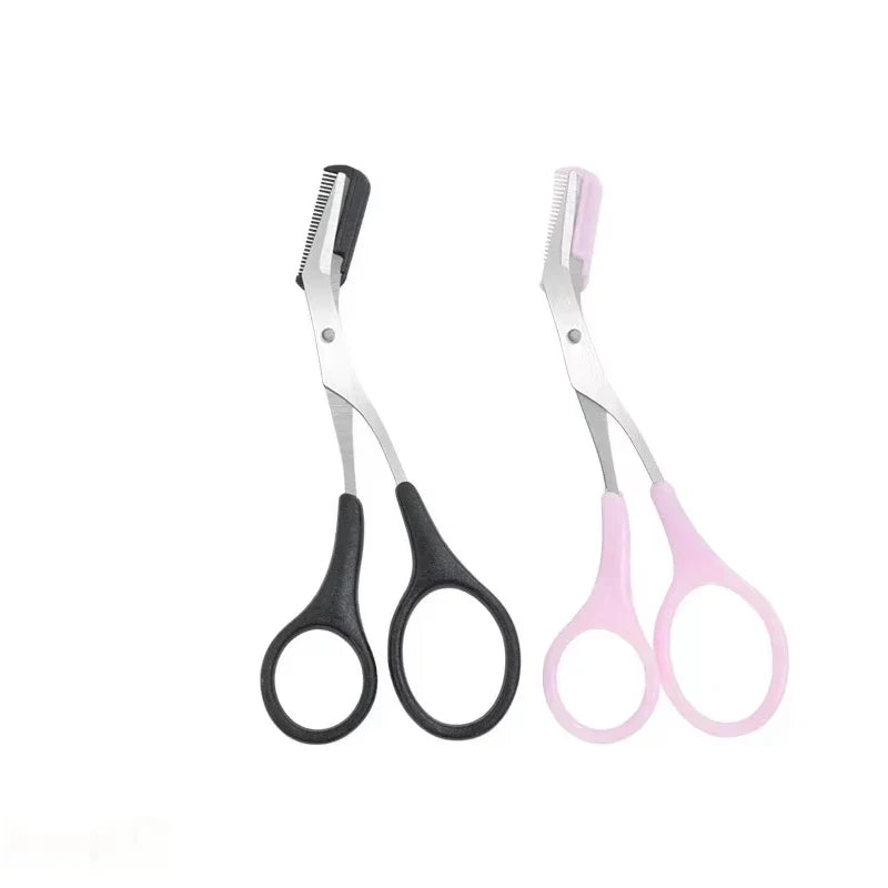 Eyebrow Trimmer Scissor with Combs