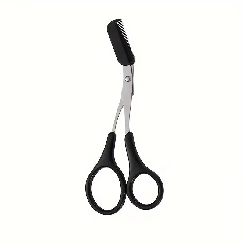 Eyebrow Trimmer Scissor with Combs