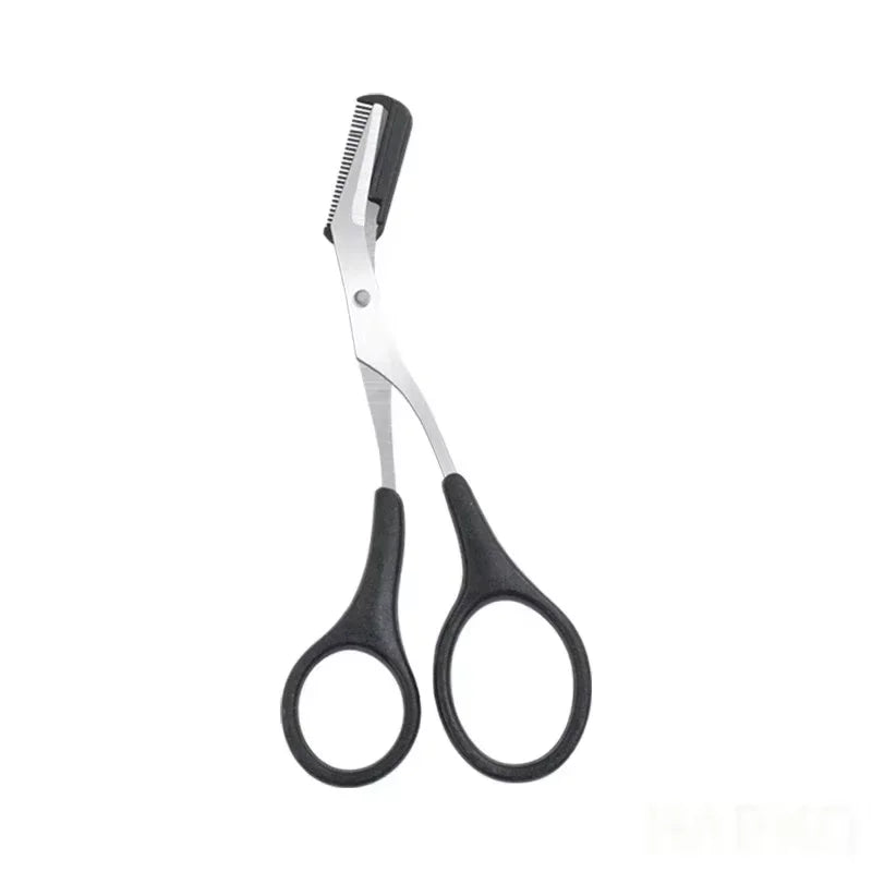 Eyebrow Trimmer Scissor with Combs