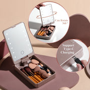 Makeup Brushes with Case For Travel Cosmetic Tools