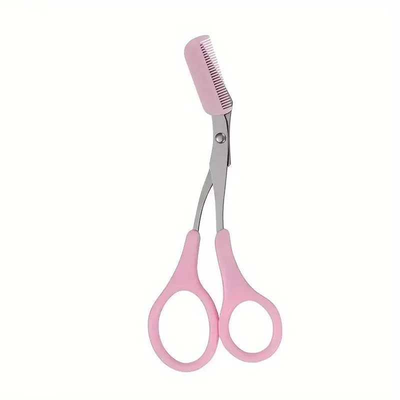 Eyebrow Trimmer Scissor with Combs