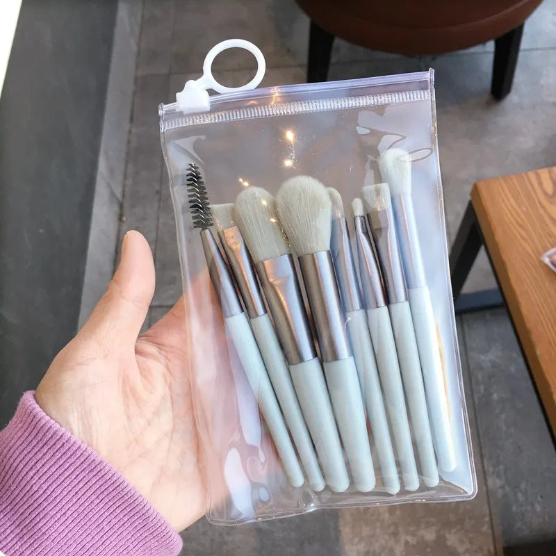 Makeup Brush Complete Set of Small 8 Beauty Tools
